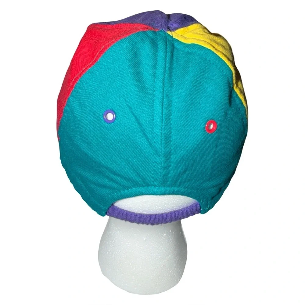 Vintage 80’s Gymboree 100% Cotton Colorful Train Kids Hat